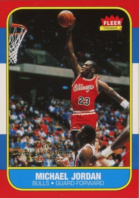 Michael Jordan’s Fleer 1986 Rookie Card